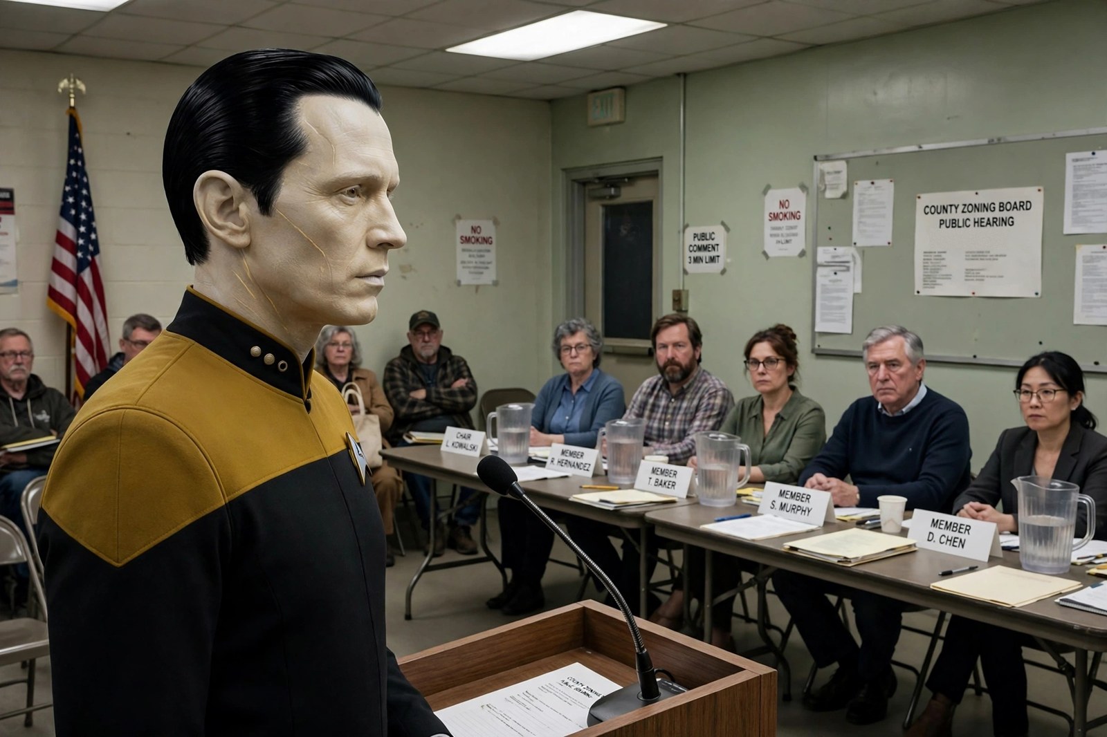 &ldquo;Screw the Prime Directive&rdquo;: Lt. Cmdr. Data Testifies Against Ohio Data Center; Fans Warn It May Be His Brother