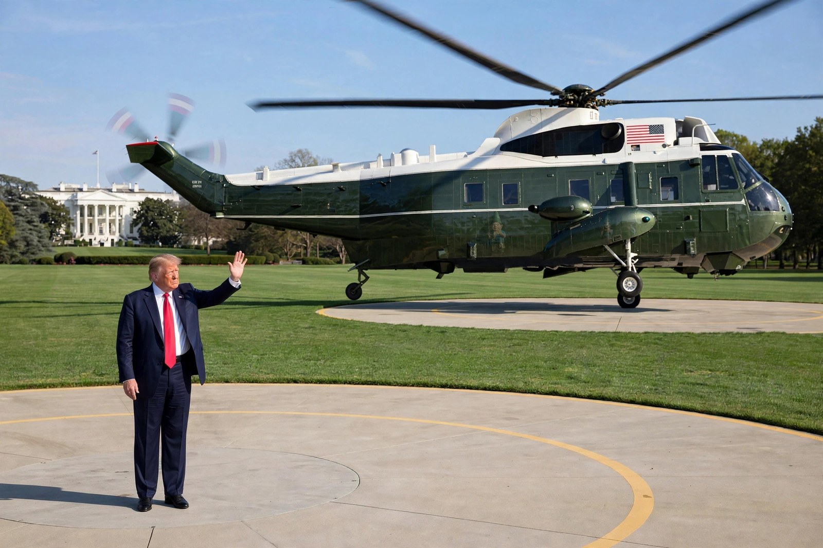 Administration Cites Crowd Size at Helipad Nobody Was Permitted to Attend